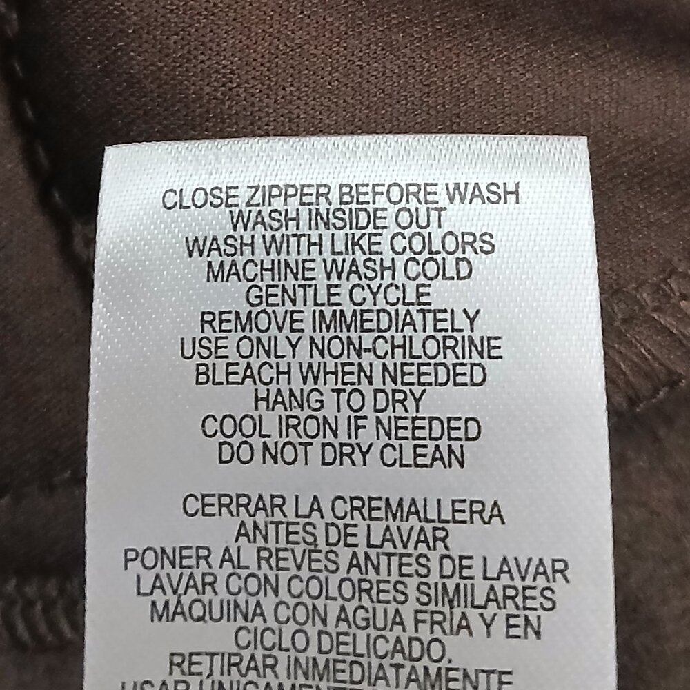 NWT Mondetta Jacket S Brown Sherpa Fleece Full Zip Snap Pockets - Picture 11 of 11